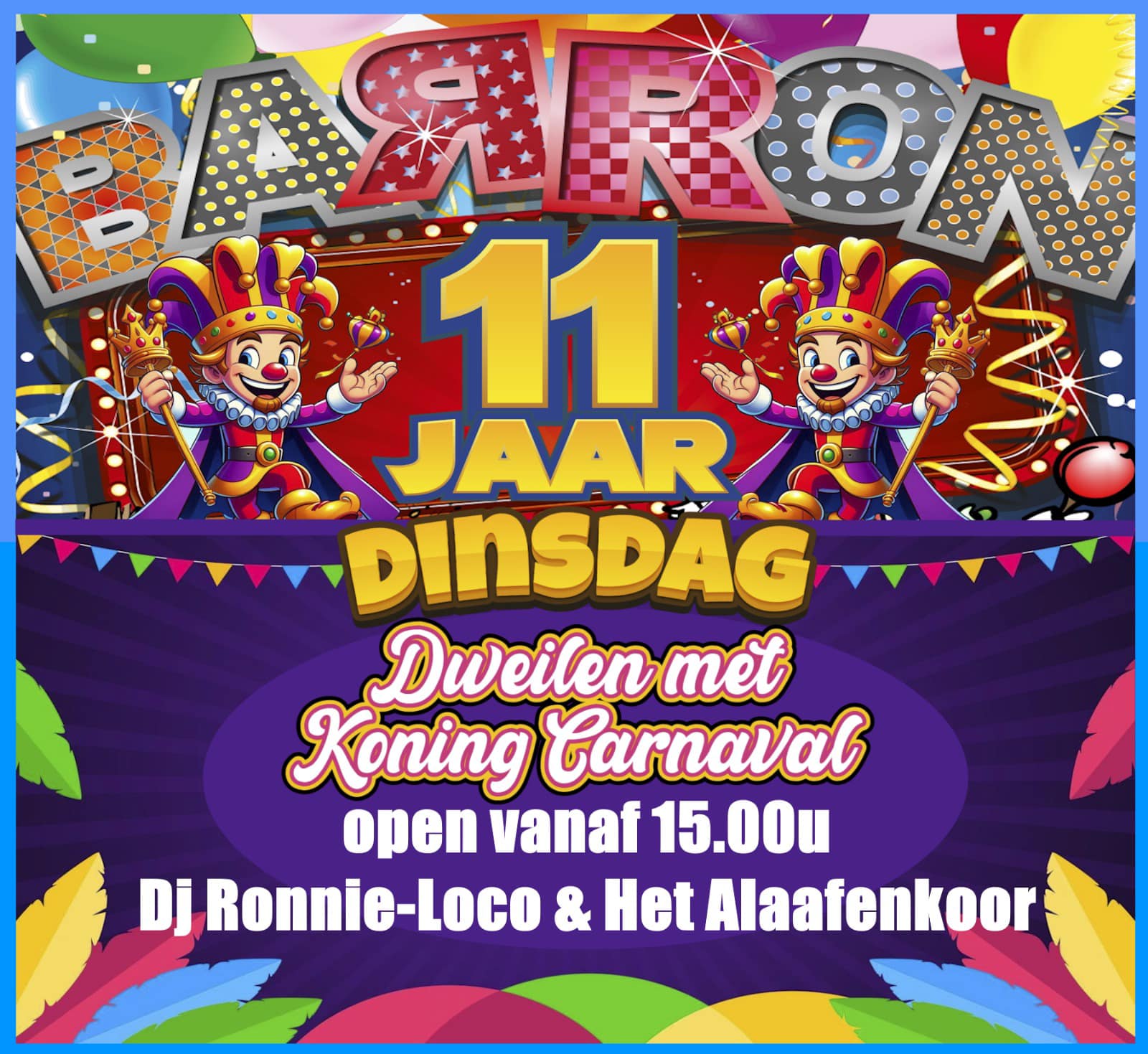 04-03-2025 • Barron Valkenswaard • Dweilen met Koning Carnaval